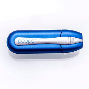 Peeps Eyeglass Cleaner - Lens Cleaner for Eyeglasses, Sunglasses, Eyewear - Soft Touch Black